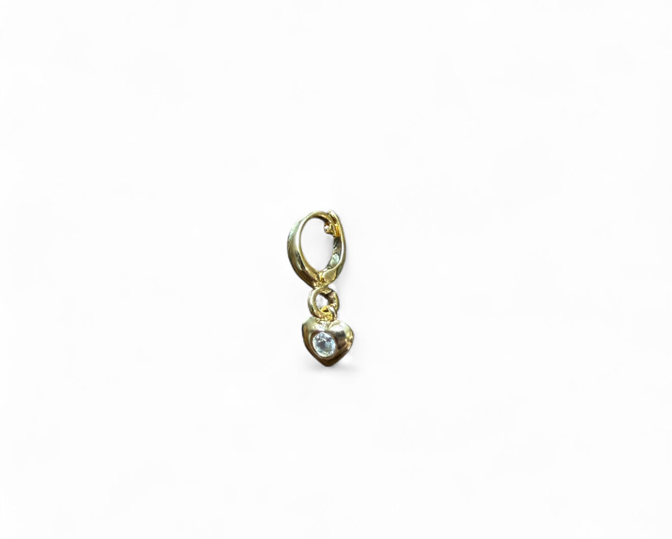 Golden Heart Charm
