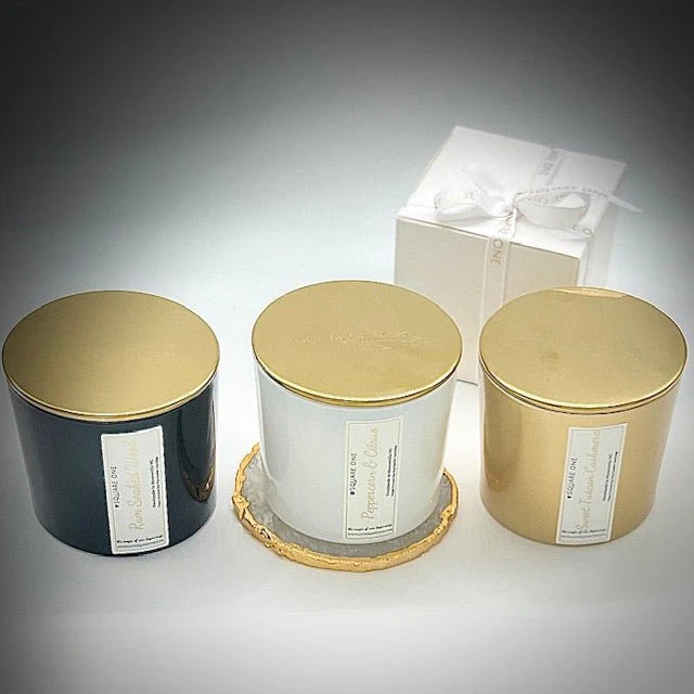 Happy Holidays Candle