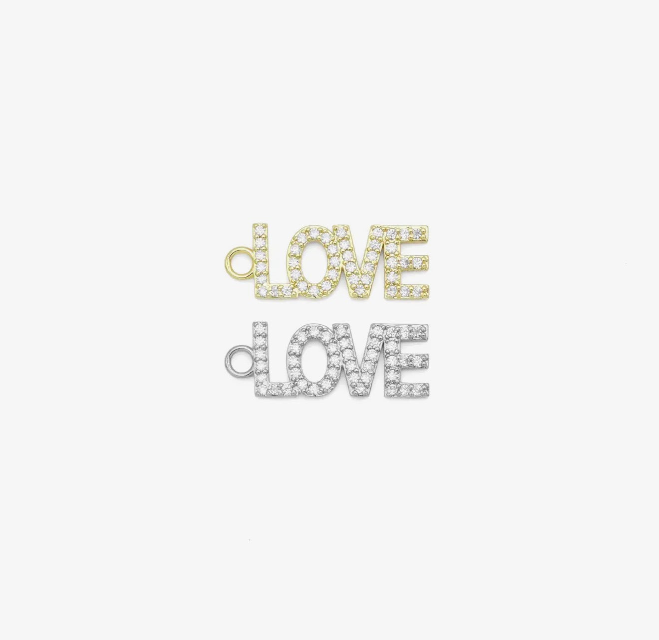 Large LOVE Charm