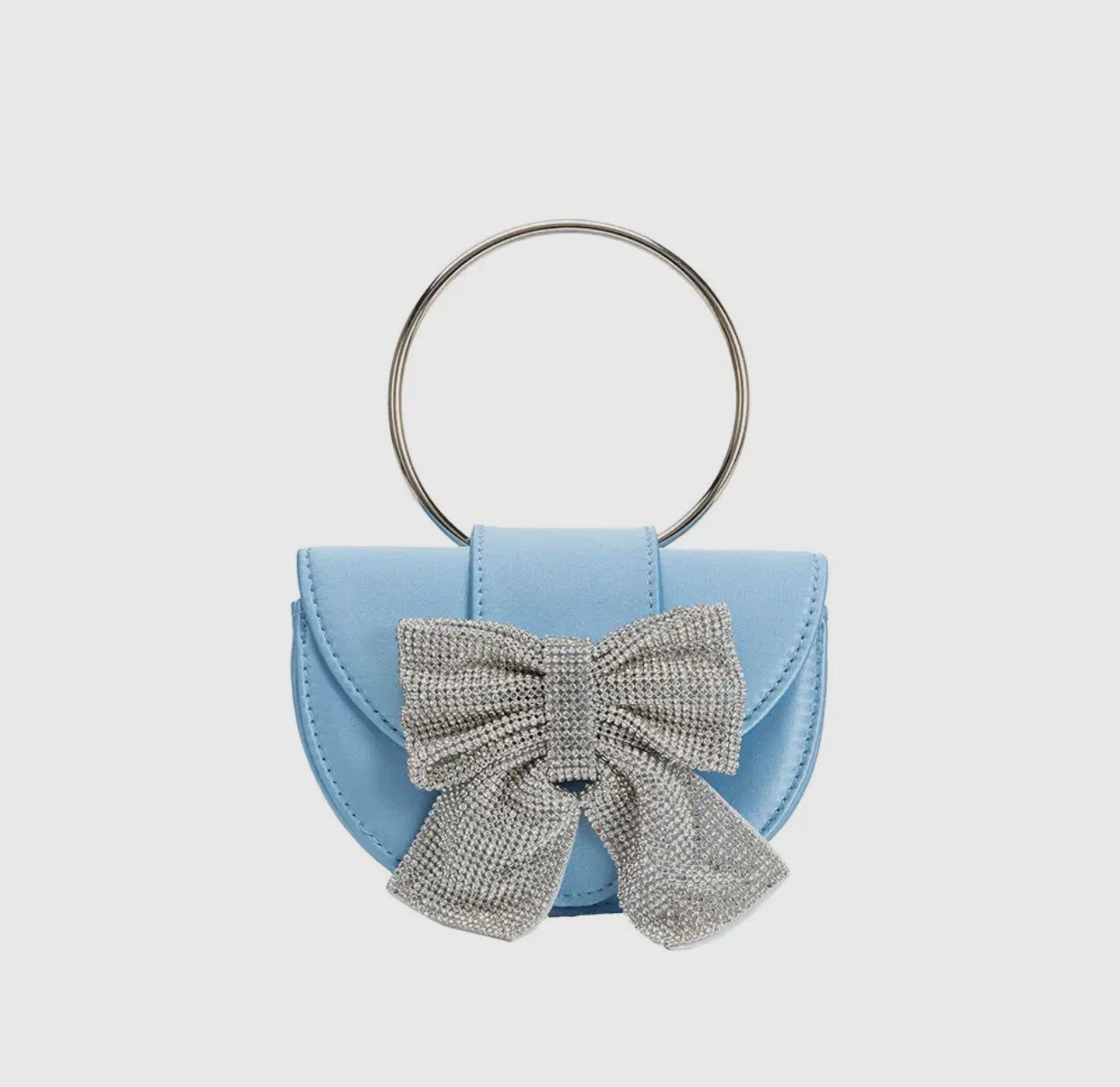Sierra Satin Bow Handle Bag
