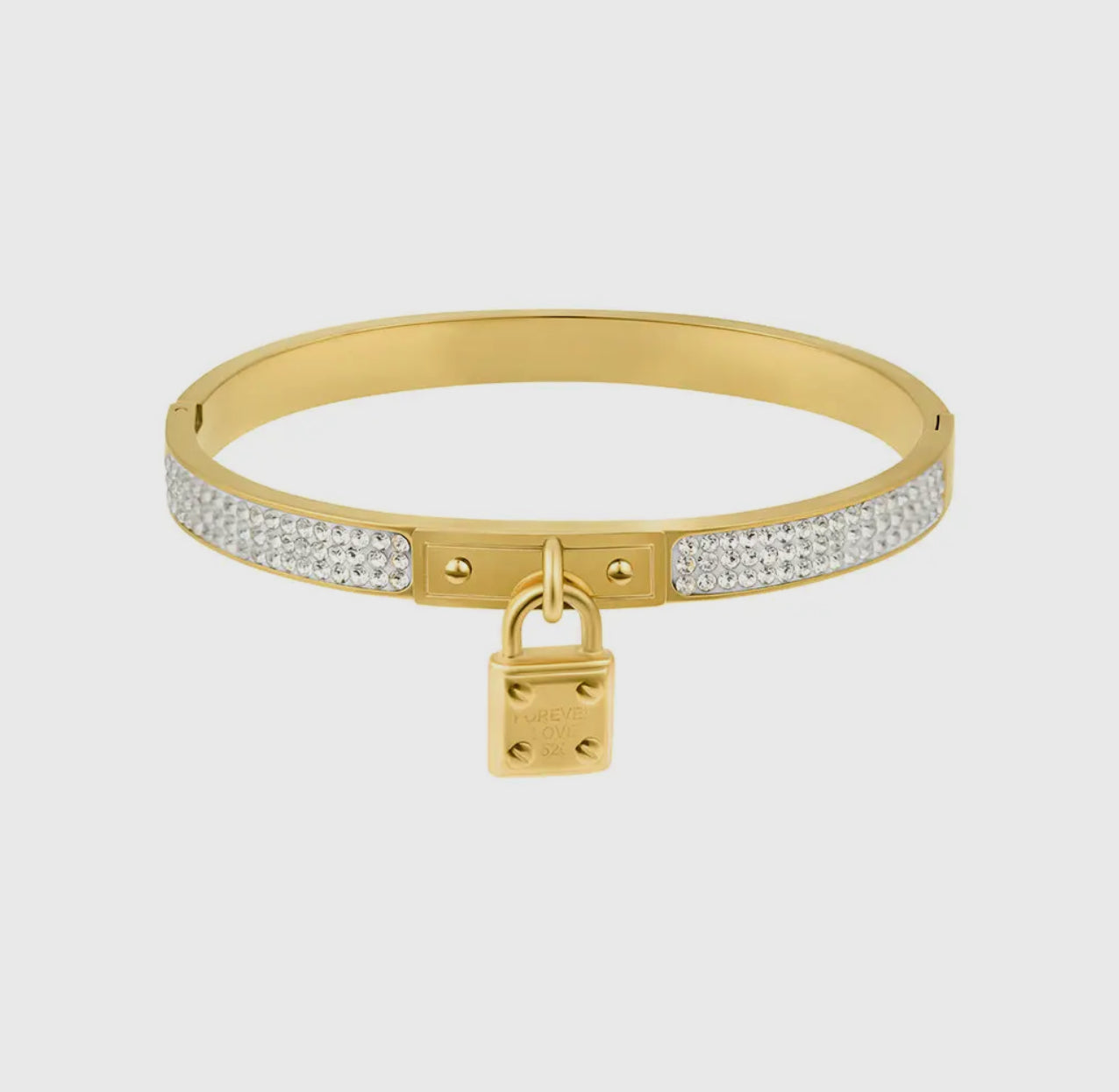 Pave Lock Bangle