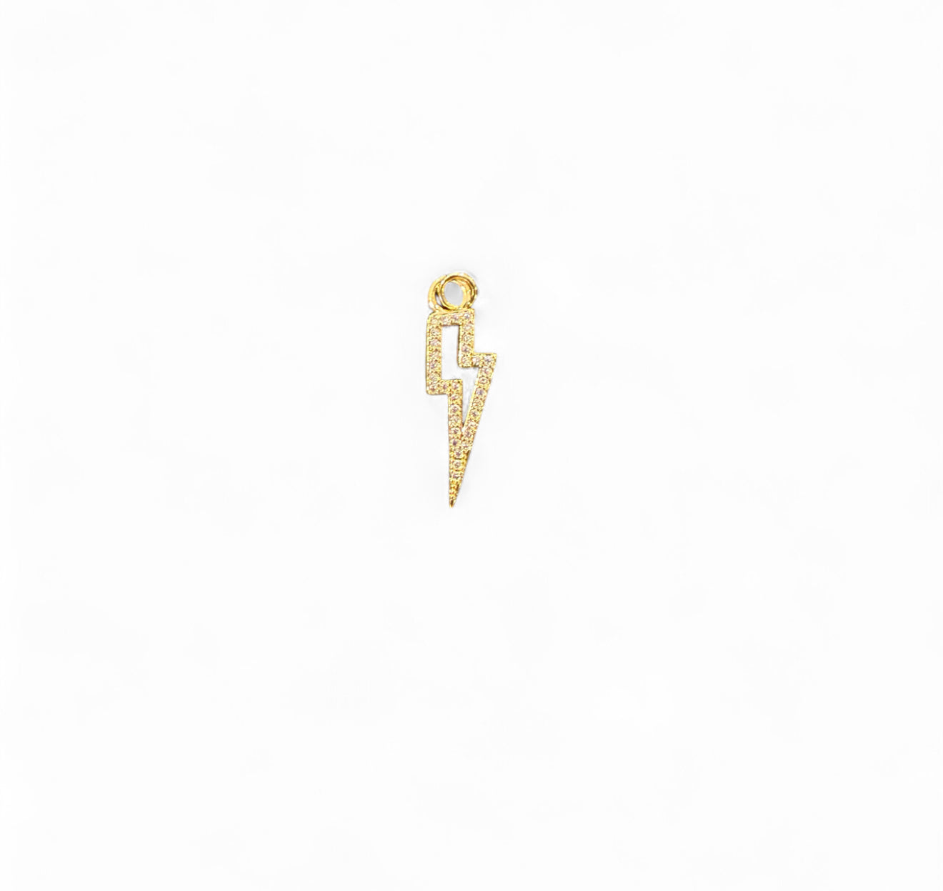Hollow Lightning Bolt Charm