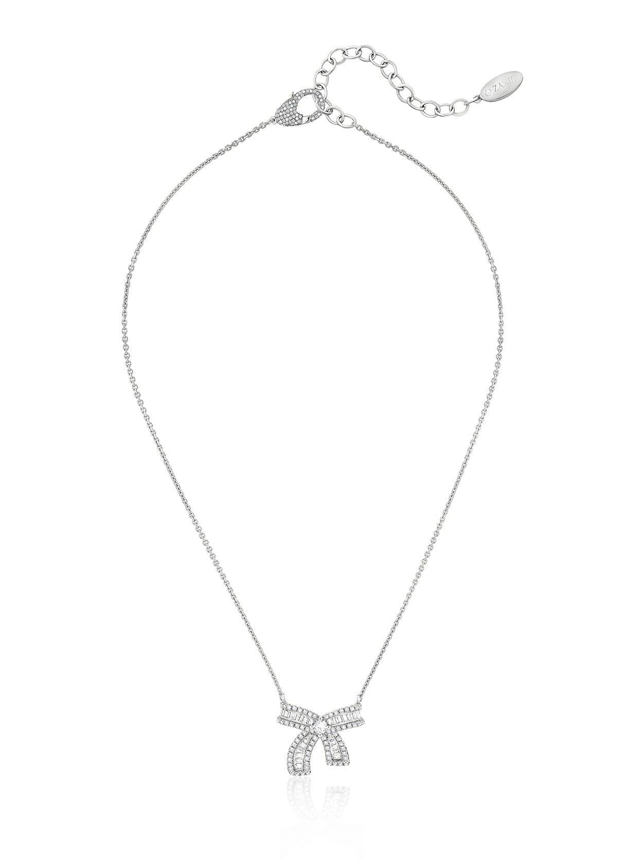 Crystal Bow Necklace