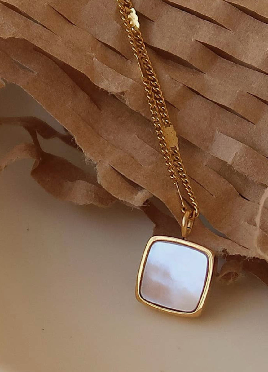Felicity Square Necklace