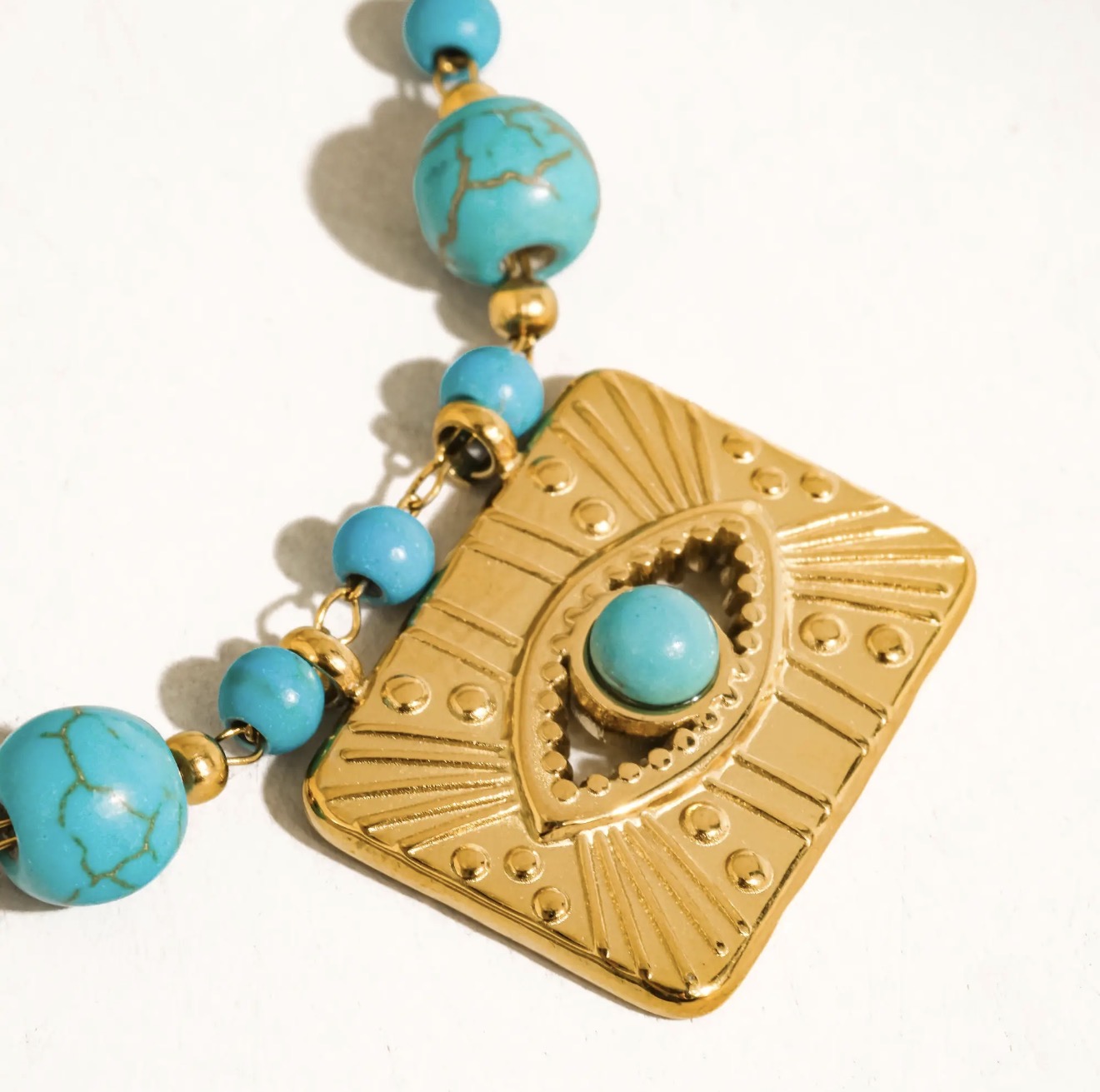 Rubis Beaded Necklace