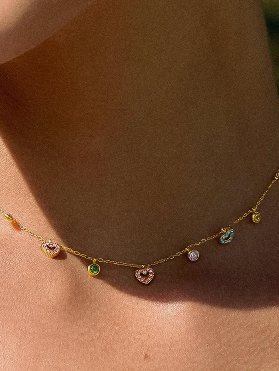 Genoa Heart Charm Necklace