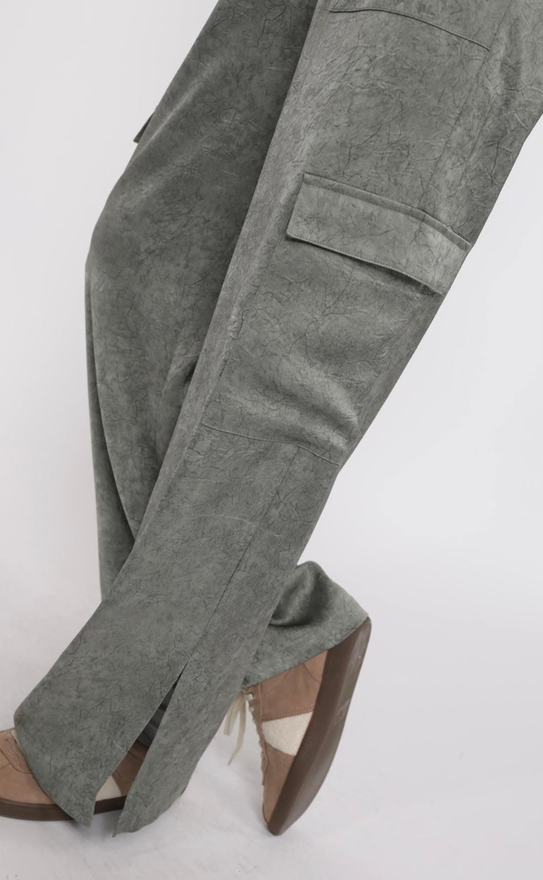Forever Yours Crinkled Cargo Pants