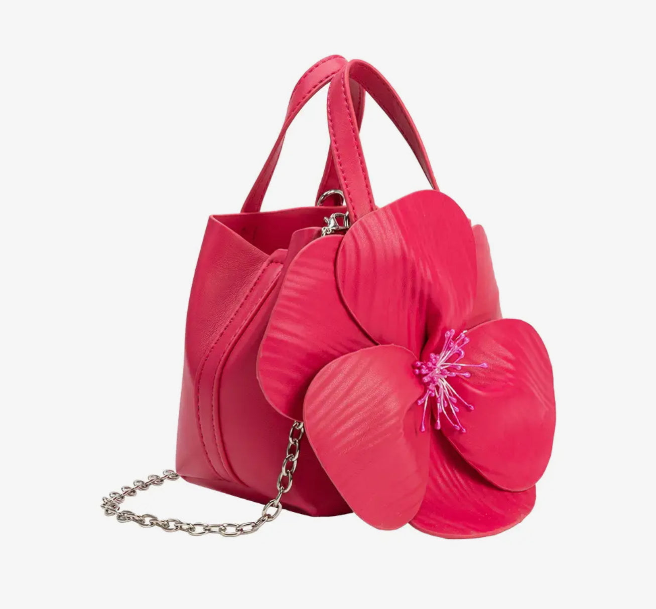 Monroe Flower Handle Bag