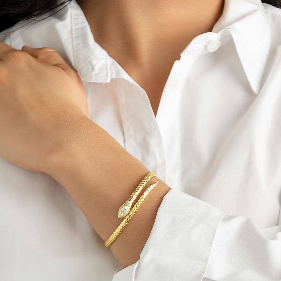 Sara Snake Cuff