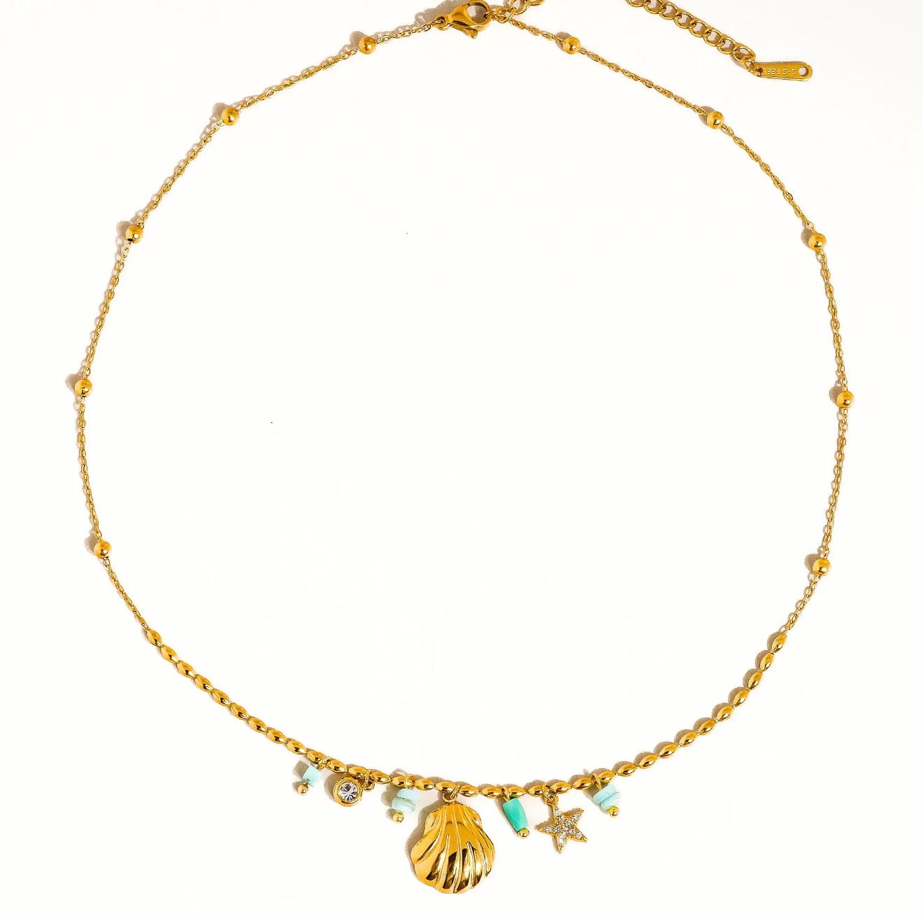 Sumner Shell & Star Necklace
