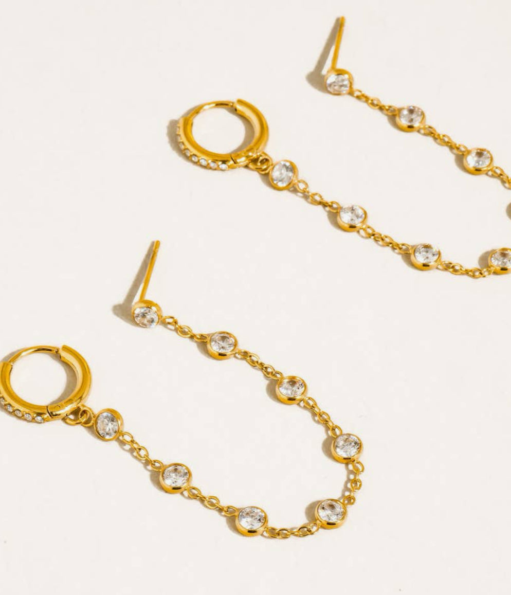 Daffira Chain Link Earrings