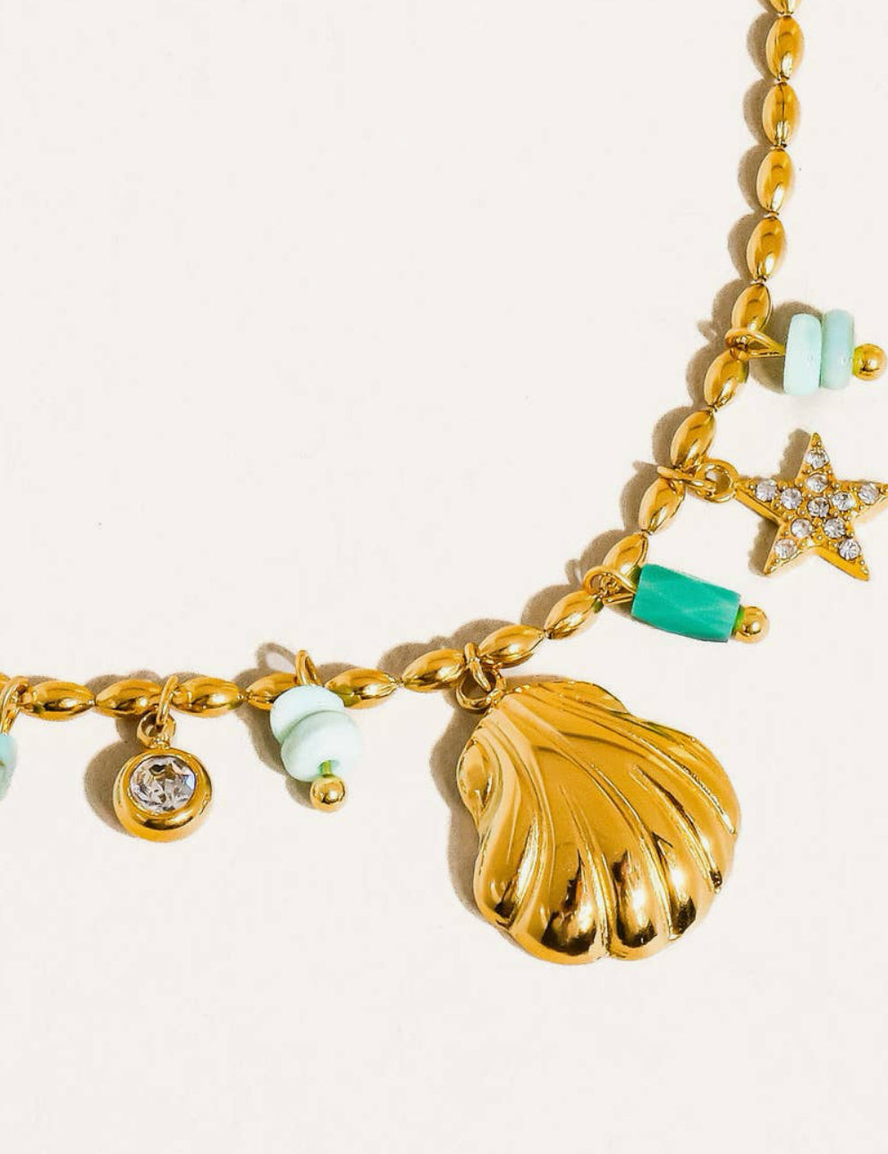 Sumner Shell & Star Necklace