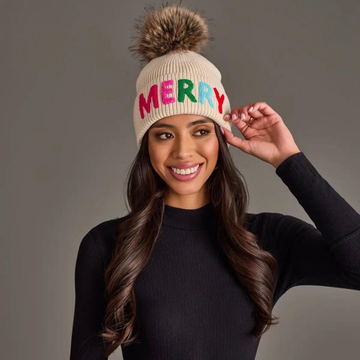 Merry Pom Beanie
