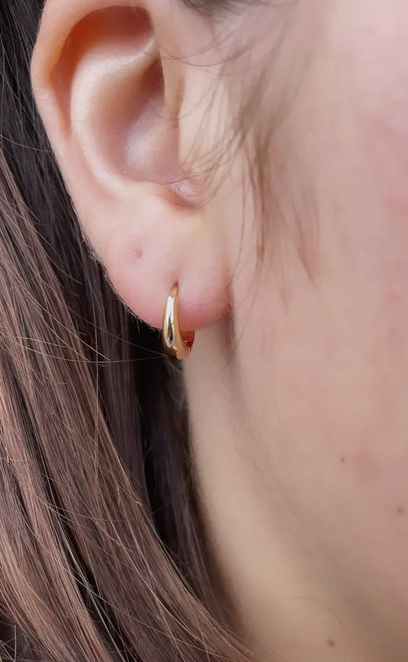 Tear Drop Hoop Earring