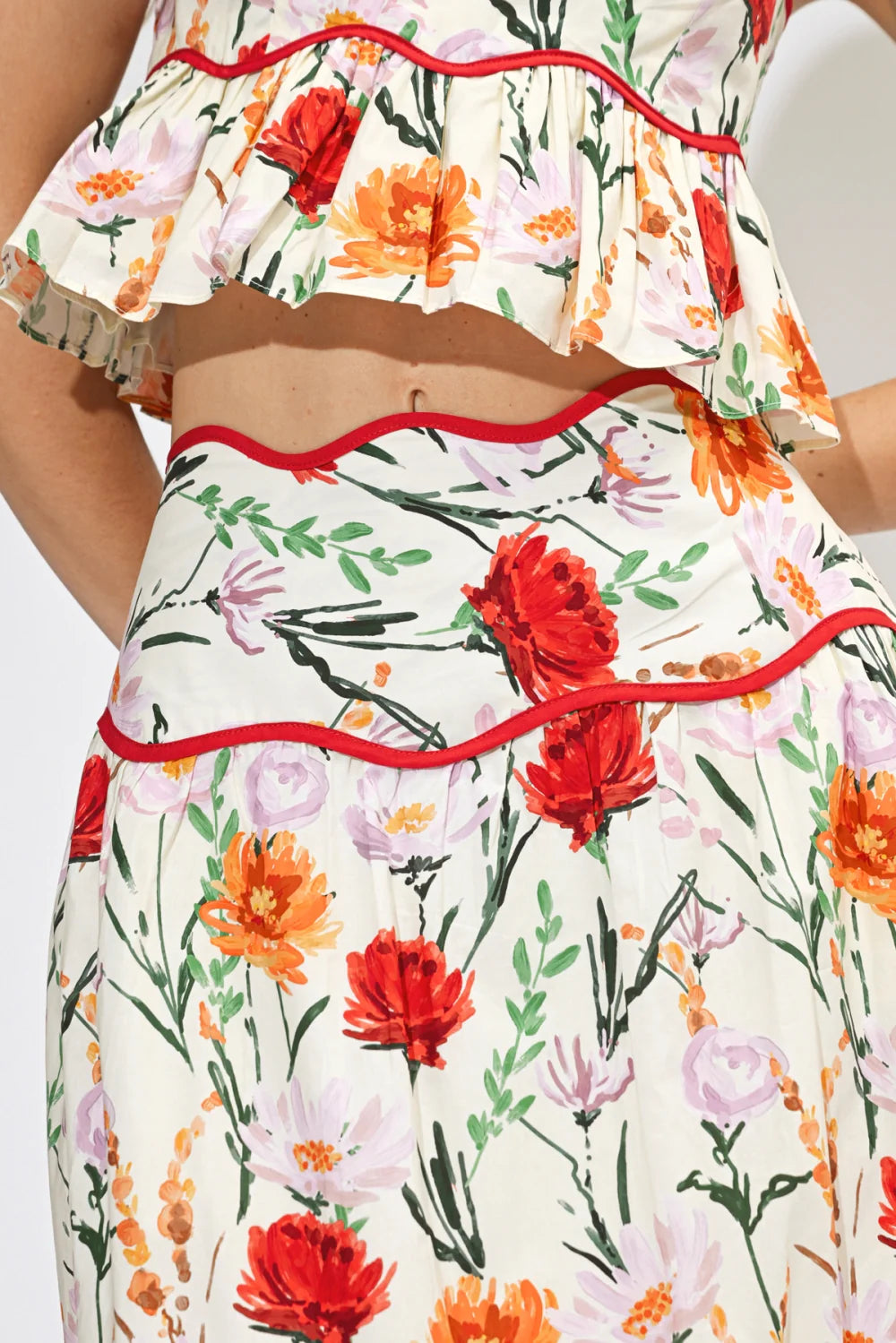 Aurora Floral Maxi Skirt