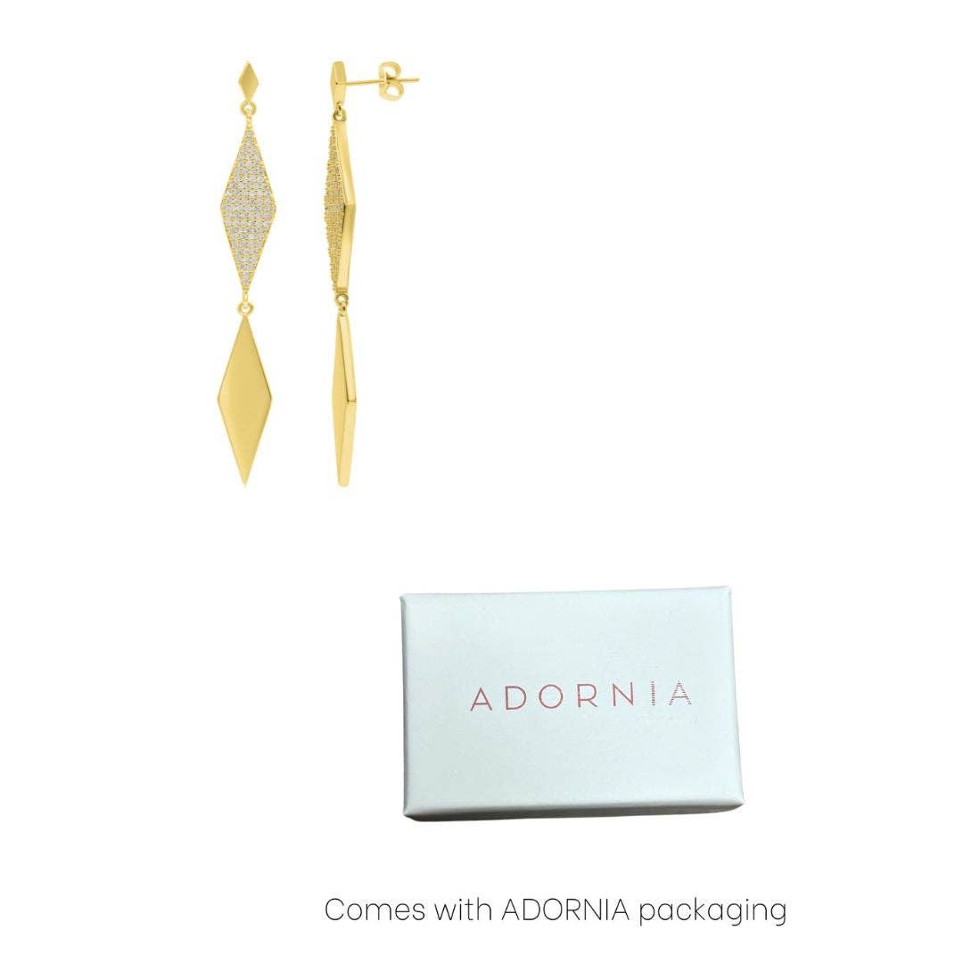 Diamond Drop Earrings