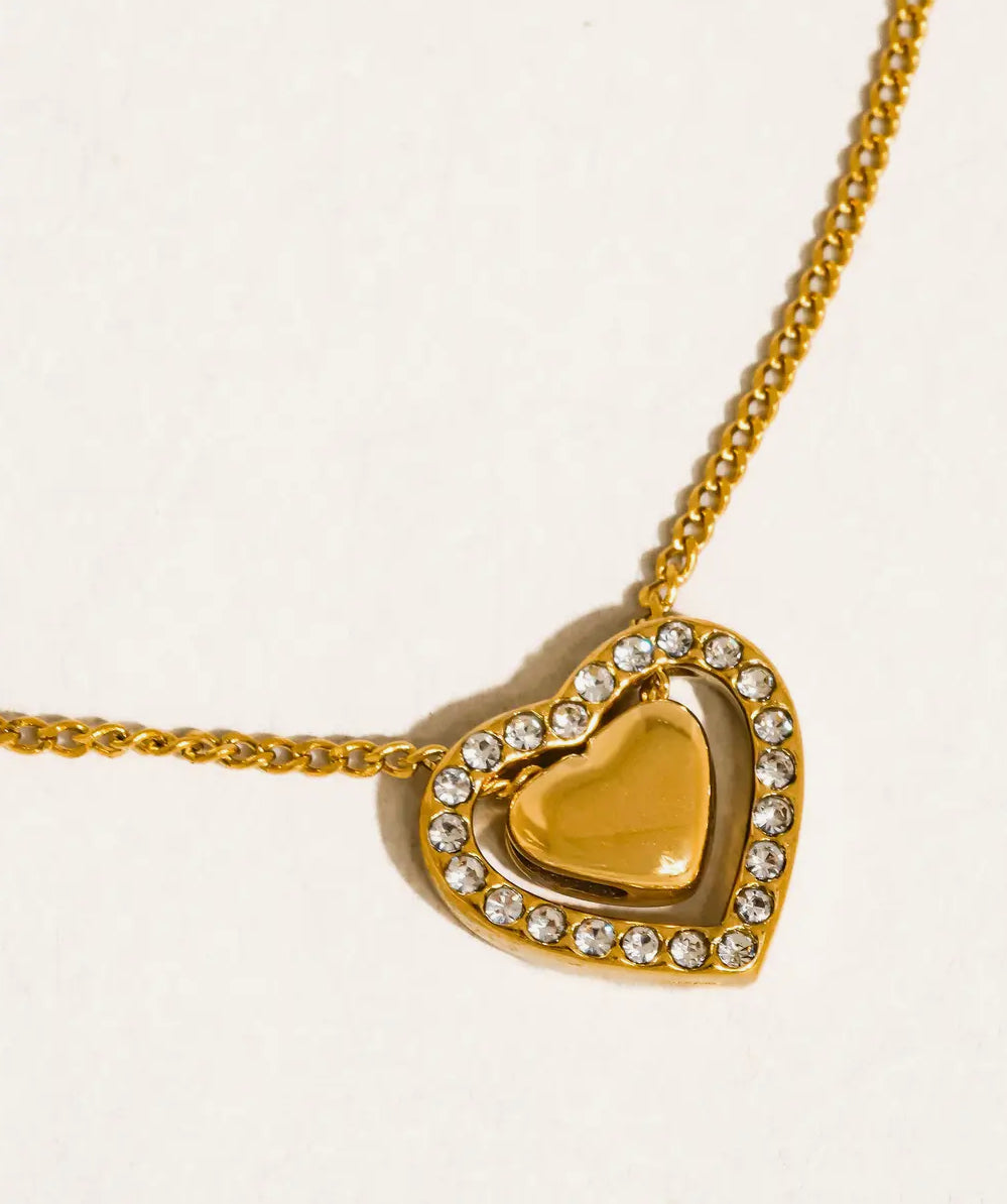 Rosarie Mini Heart Necklace