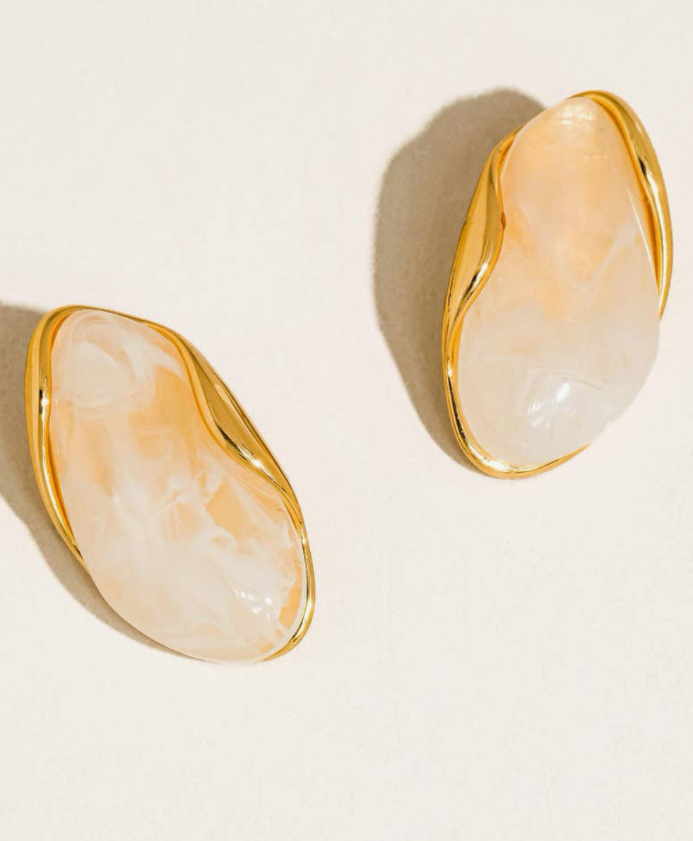 Maélie Resin Drop Earrings