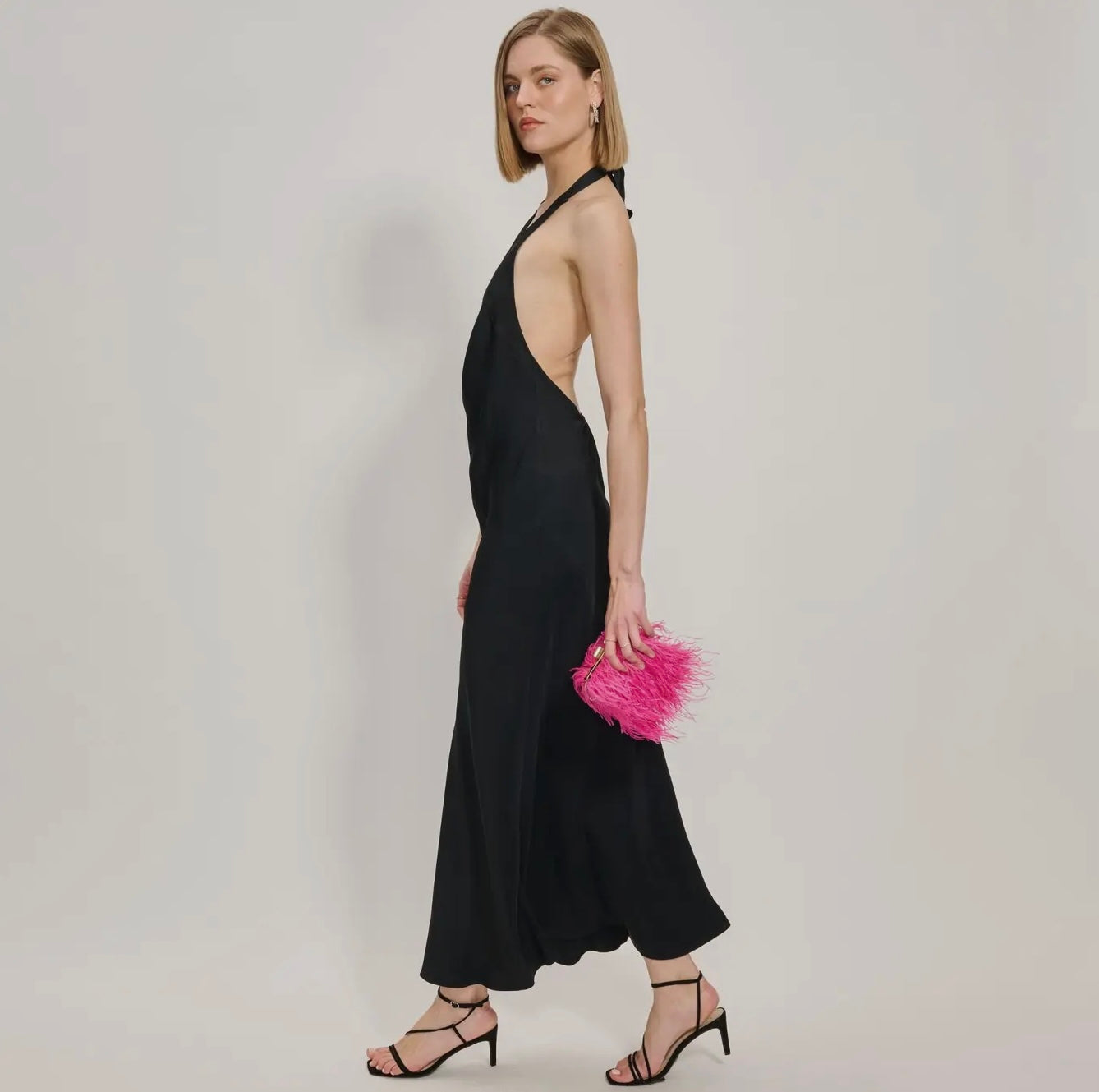 Feathered Flair Evening Bag