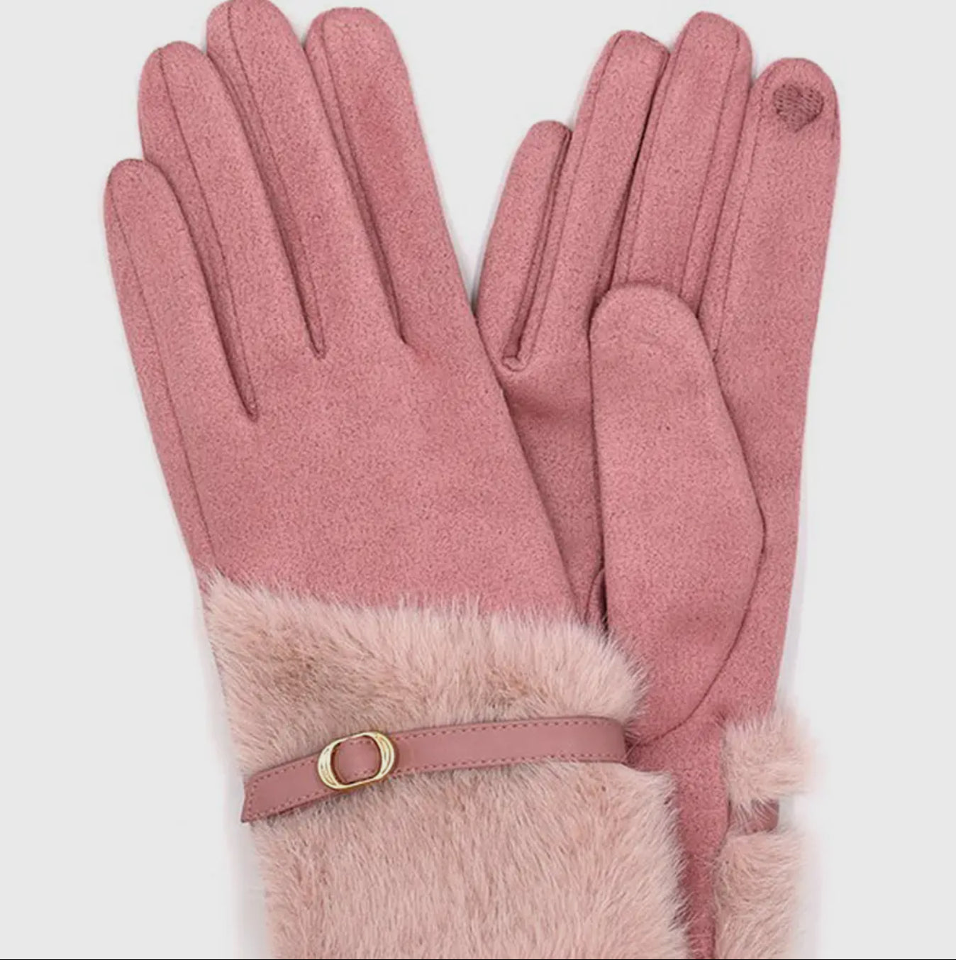 Belle Fur Cuff Gloves