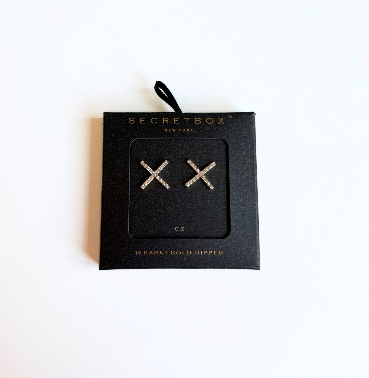 Secret Box - X Stud Earrings