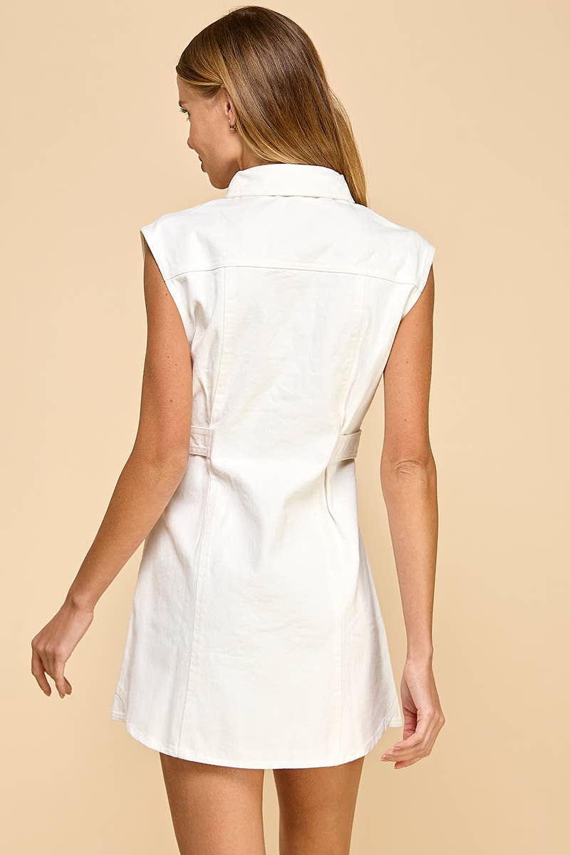Summer Elegance Button Up Dress