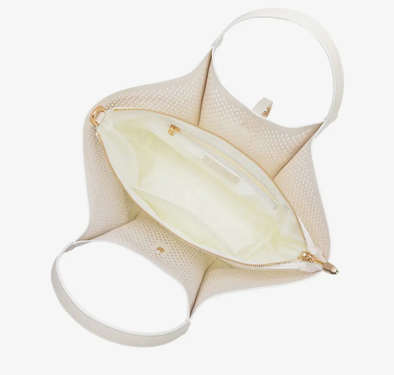 Malia Ivory Tote Bag