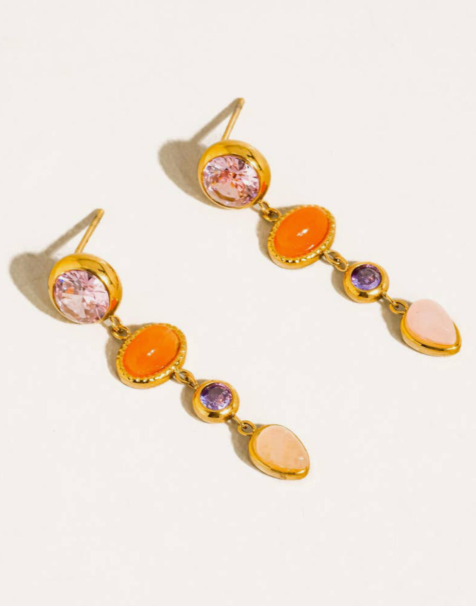 Évisa Gemstone Drop Earrings