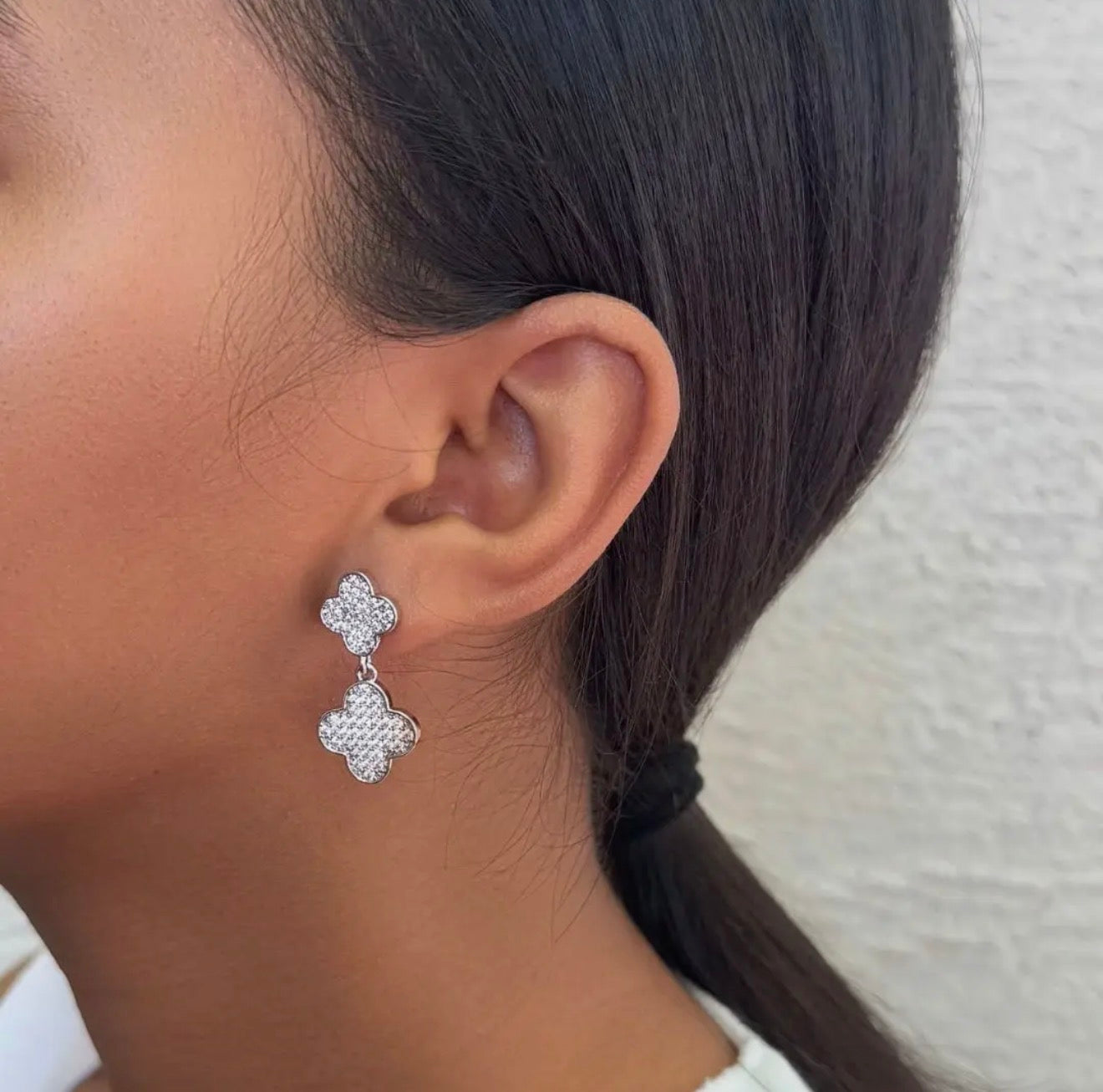 Abby Clover Drop Earrings