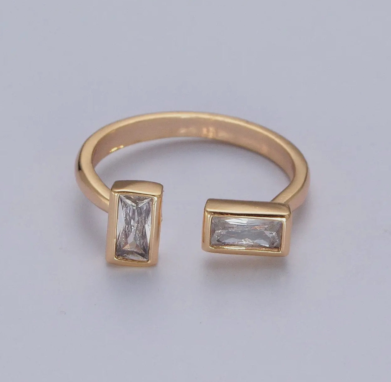 Rectangle Stone Ring