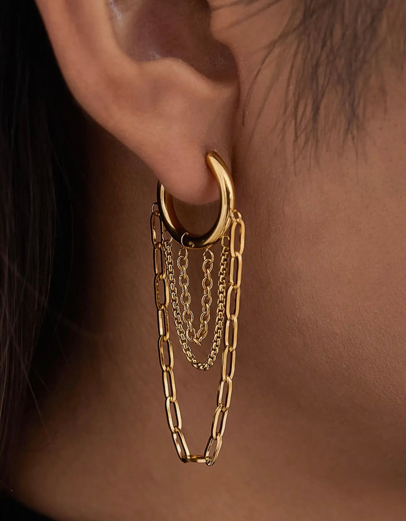 Vianne Chain Drop Earrings
