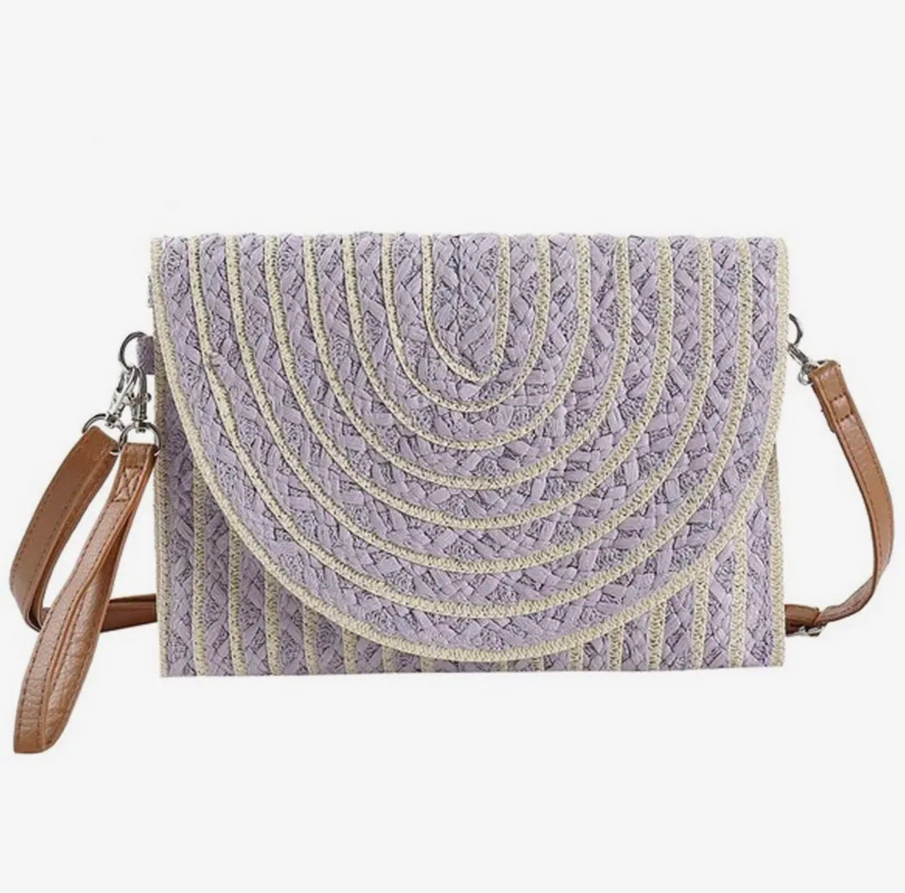Lina Straw Clutch