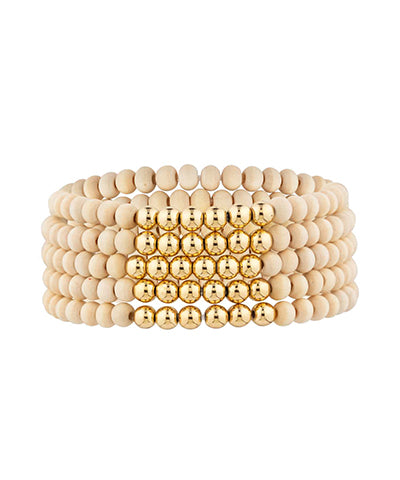 Gold Bead Bracelets