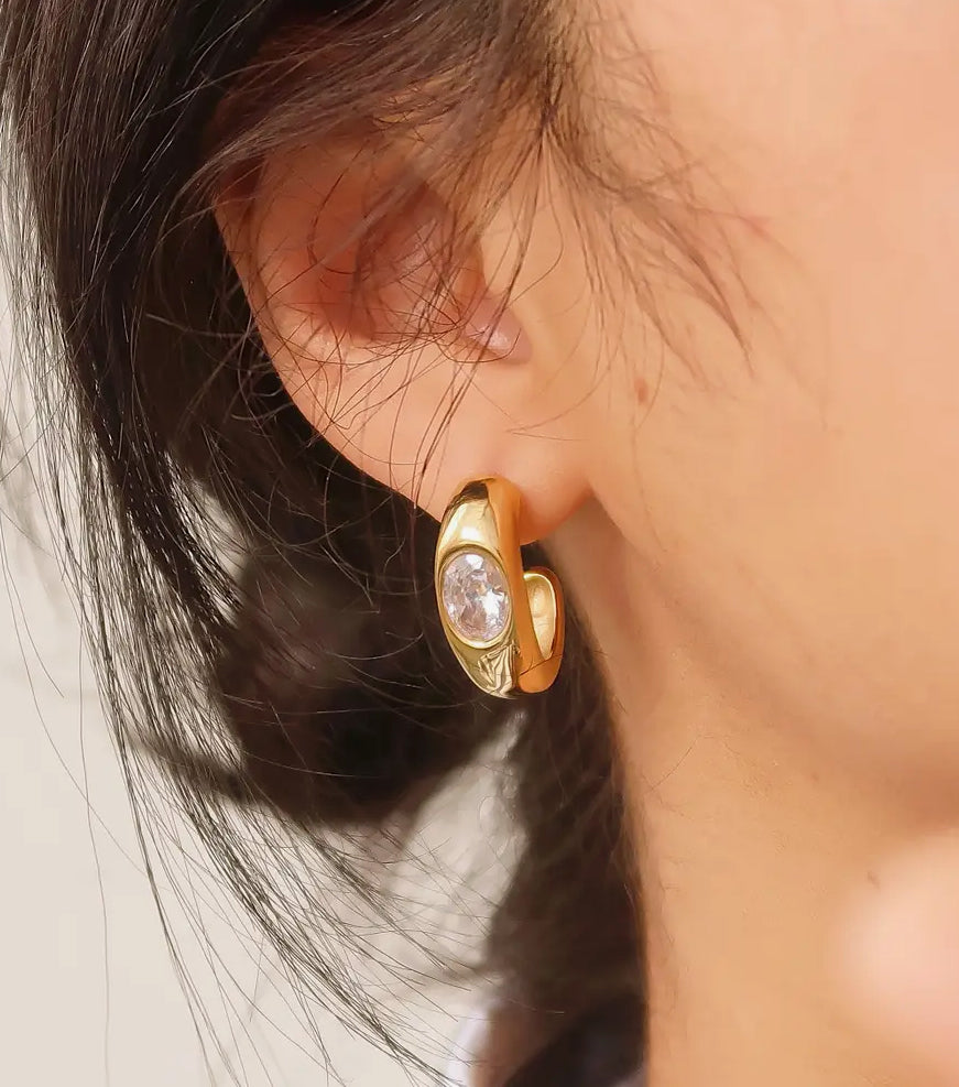 Aliénor Hoop Earrings