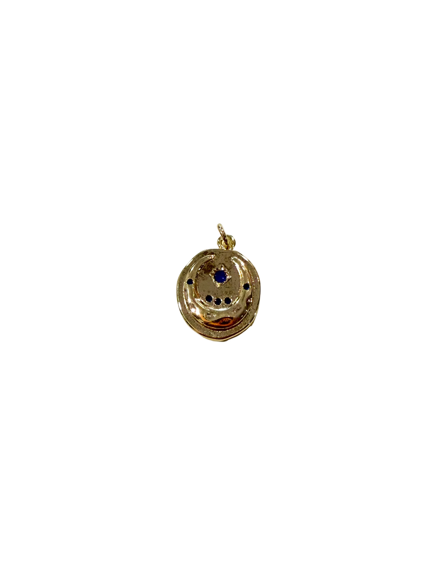 Sapphire Sky Charm