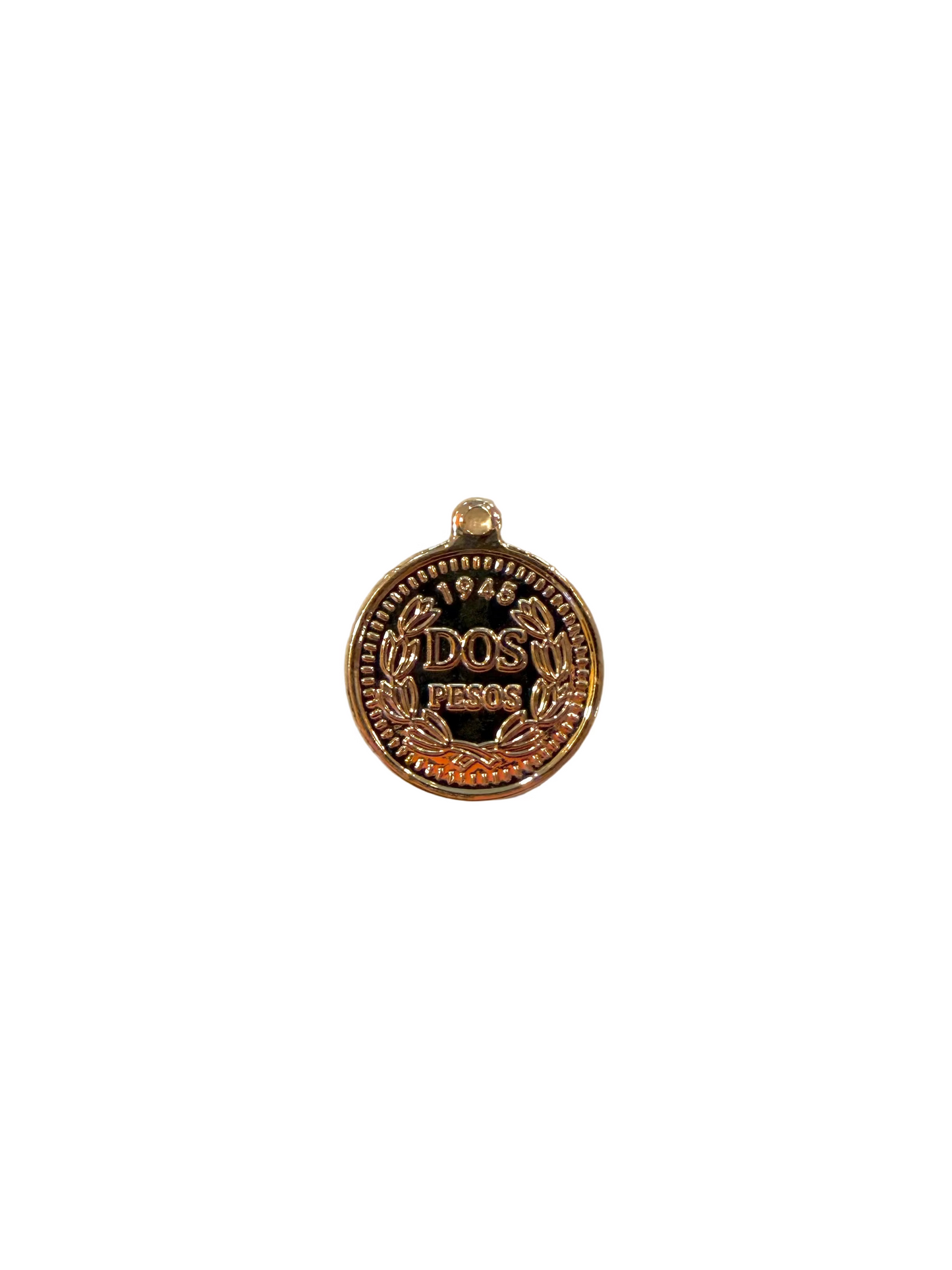 Vintage Pesos Charm