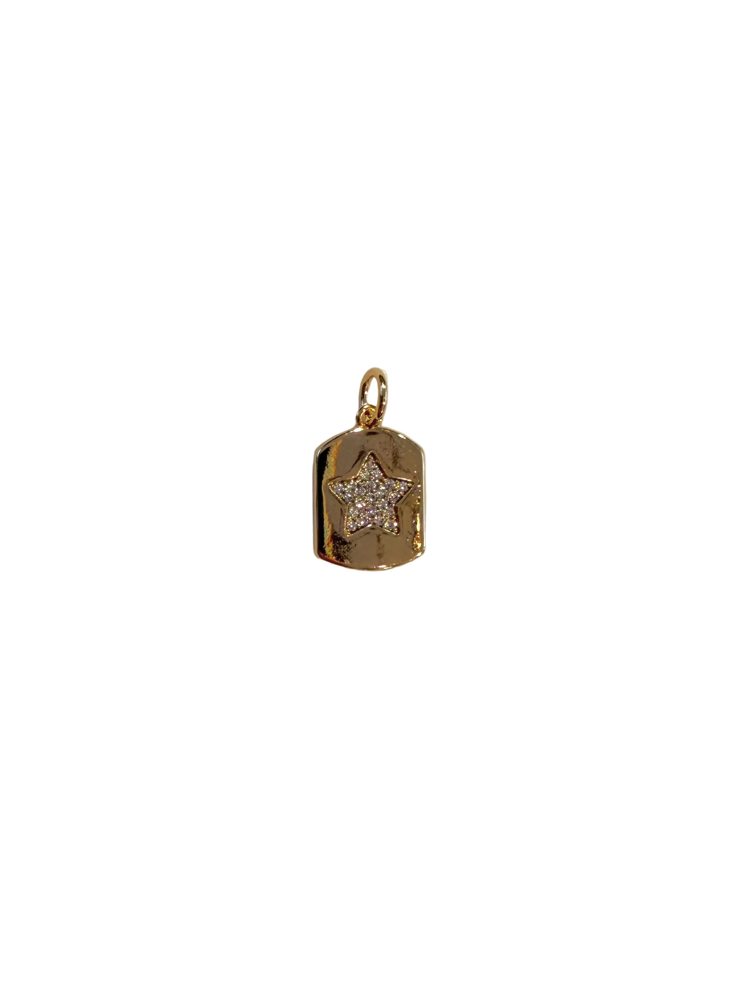 Pavé Star Tag Charm