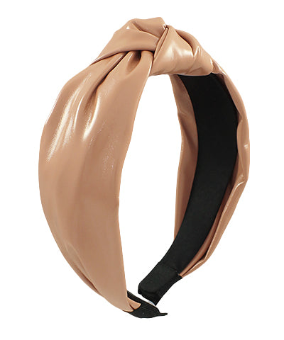 Leather Knot Headband