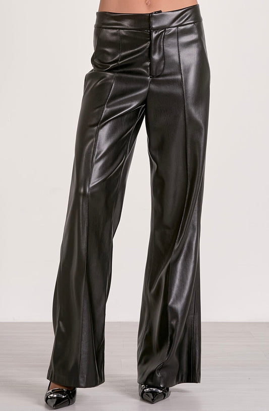 Sleek & Trim Leather Pants