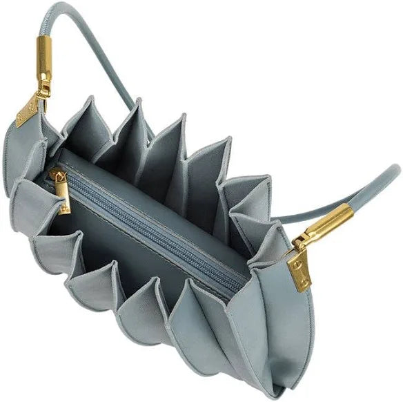 Carrie Pleated Vegan Shoulder Bag