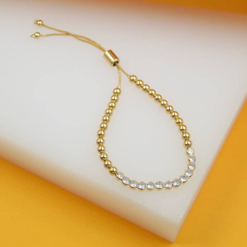 Beaded Adjustable Bracelet