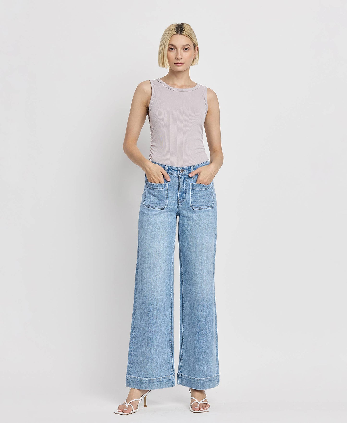 High Rise Trouser Jeans
