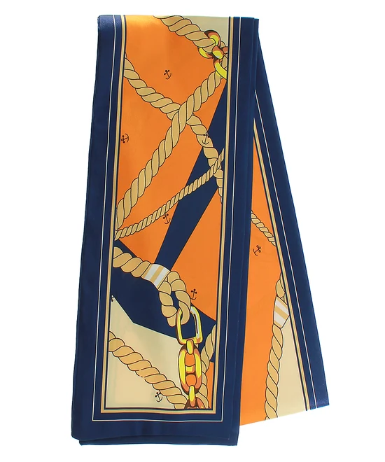 Cord & Anchor Skinny Scarf