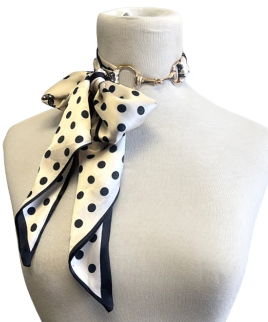 Mollie Scarf & Buckle Necklace