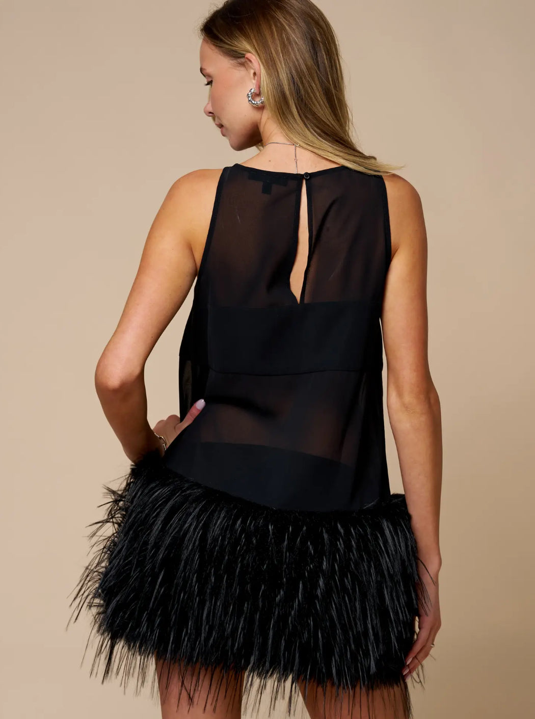 Natalia Feather Dress