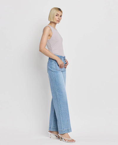 High Rise Trouser Jeans