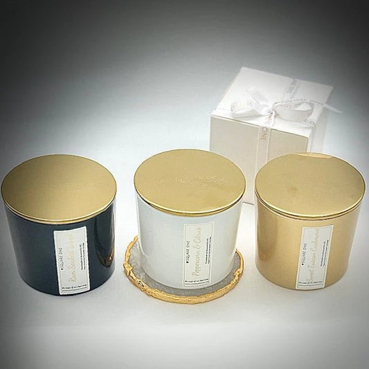 Happy Holidays Candle