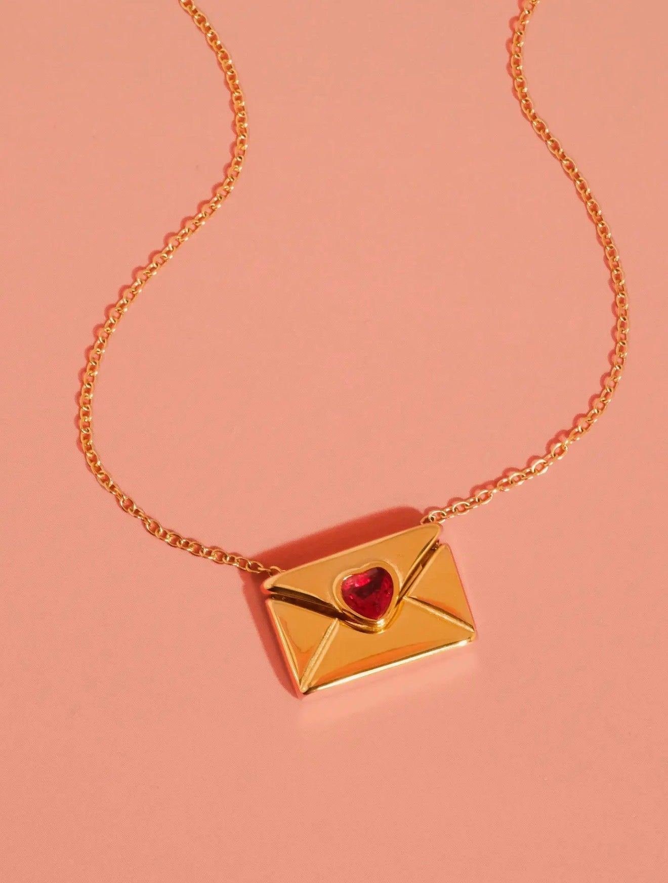 Letter Heart Necklace