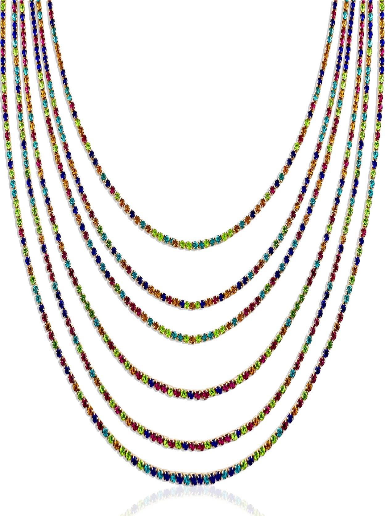 Layers of Love Rainbow Necklace