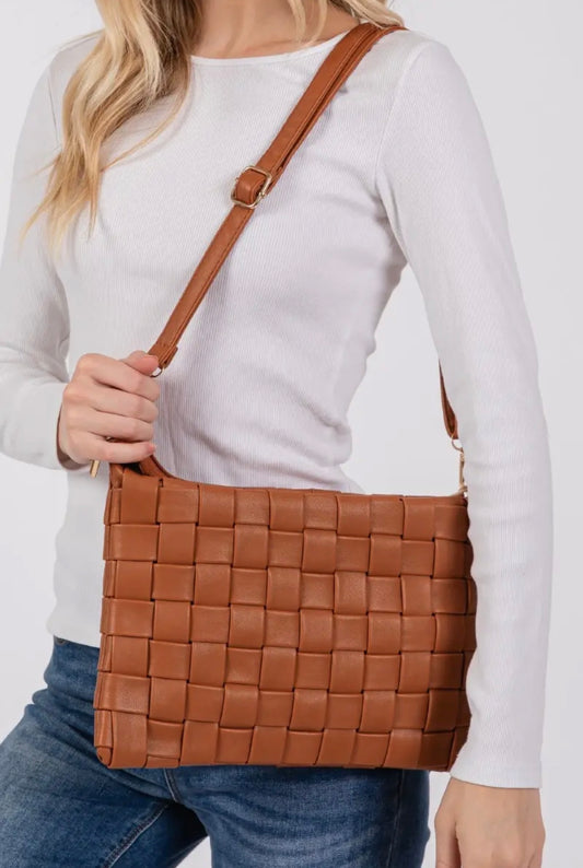 Lila Woven Leather Bag